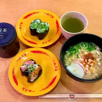 Snapdishの料理写真:お決まりランチ🍣🍜|にゃあ（芸名）さん