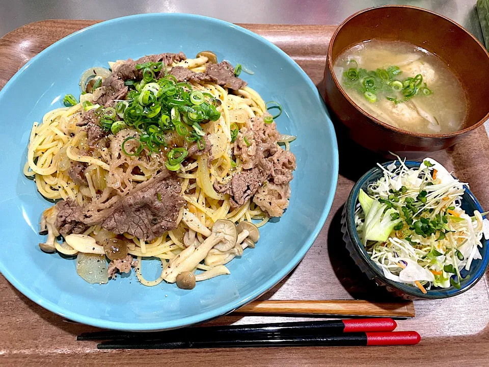 Snapdishの料理写真:和風パスタ|れいら😽💋さん