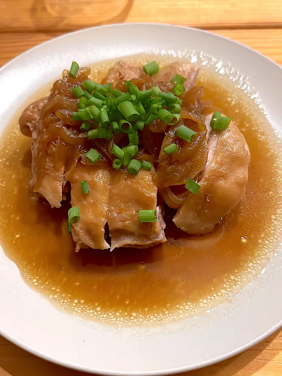 鶏もも肉のとろとろ玉ねぎ煮|ぺろたんさん