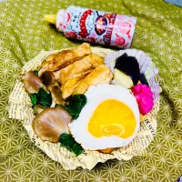 Snapdishの料理写真:「鶏もも肉のYummy 焼き弁当」|バシュランさん