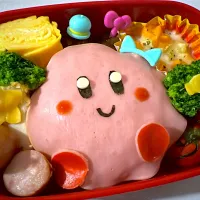 Snapdishの料理写真:遠足カービィーキャラ弁|ゅりさん