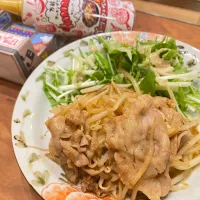 Snapdishの料理写真:やみつき⭐︎豚ソテー。|まめすけ。さん