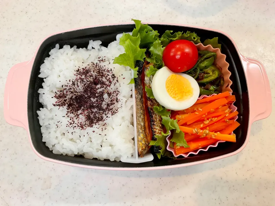 焼き鮭弁当|あめふくらさん