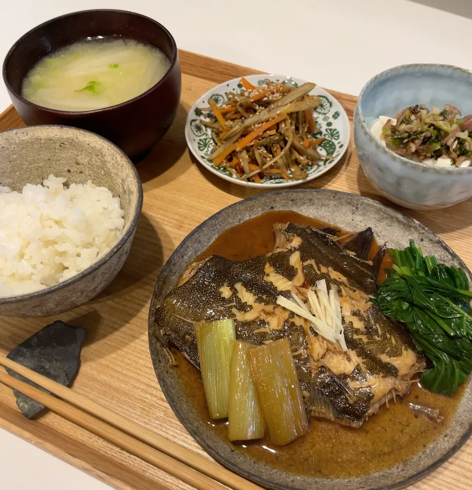 浅羽カレイの煮付け定食|pontalさん