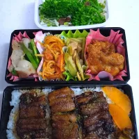 Snapdishの料理写真:🍀2024/1106(水)うな重弁当|ともちんさん