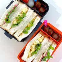 Snapdishの料理写真:ポケットサンド弁当！|ikumonさん