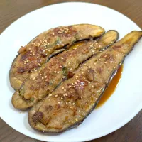 Snapdishの料理写真:ナスの肉詰め