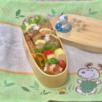 Snapdishの料理写真:タラのフライの💙ちゃんお弁当　11/6水