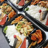 Snapdishの料理写真:フーチャンプルー弁当|景子さん