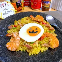 Snapdishの料理写真:炊き込みシーフードカレージャンバラヤ|sakurakoさん