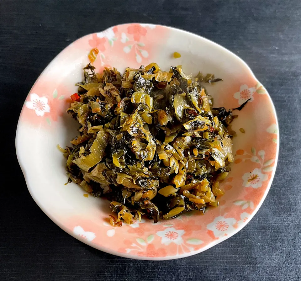 高菜の油炒め|料理好きなじいさまさん