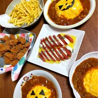 Snapdishの料理写真:ハロウィンご飯🎃|かなさん