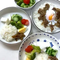 Snapdishの料理写真:牛肉のニンニク醤油炒め|さとう かおりさん