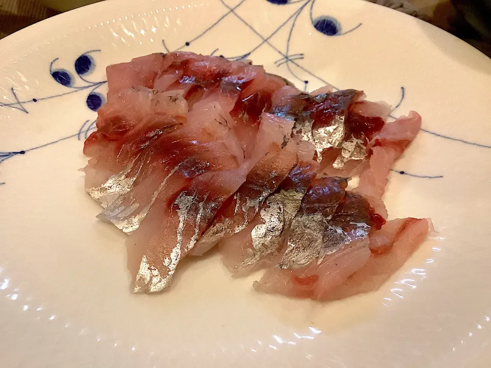 アジのお刺身🐟😋|アライさんさん