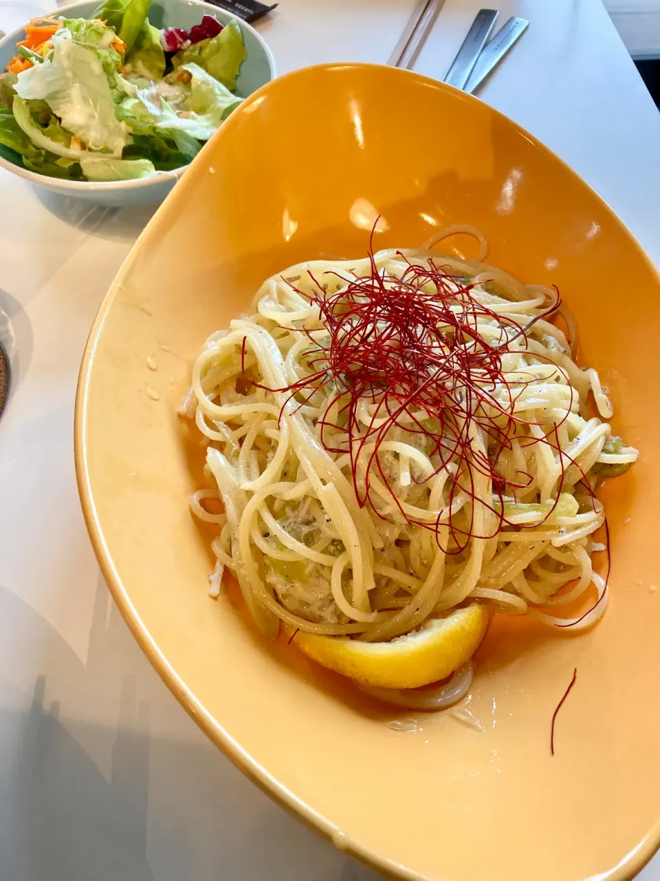 和風パスタ🍝🍽️|あめふくらさん