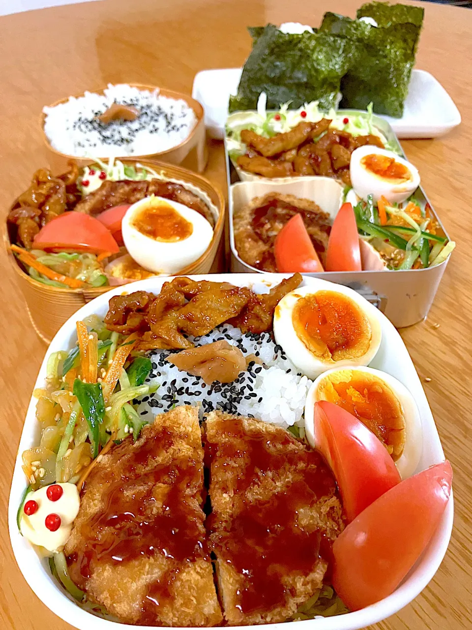 家族お弁当🍱(๑❛︎ڡ❛︎๑)☆︎❤️|ふみぃさん