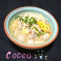 Snapdishの料理写真:自家製味噌󠄀を使って〜豚汁よ✨|cocco+さん