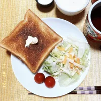 Snapdishの料理写真:厚切りトースト|akkoさん