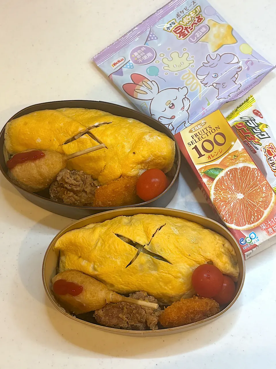 Snapdishの料理写真:2024.11.07 JKと私のお弁当|こむぎさん