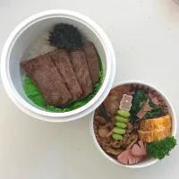 Snapdishの料理写真:焼肉
鶏肉のオイスターソース
ほうれん草のバターソテー
卵焼き(チーズ入り)
お好み焼き
ウインナー
ブロッコリー
枝豆
ご飯(ですよ)|ayumomさん