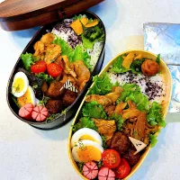 Snapdishの料理写真:ポークケチャップ弁当|nnnnn’koさん