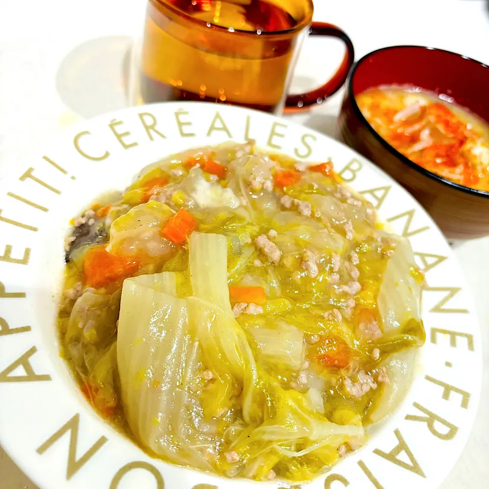 ごま油香る白菜ﾄﾛﾄﾛ中華丼|桃仙メル🍑さん