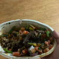 chicken salad bowl from chipotle|WSさん