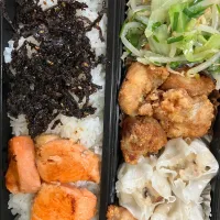 Snapdishの料理写真:唐揚げ弁当🍱|あーやーさん