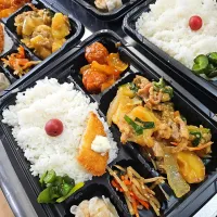 Snapdishの料理写真:カレー風味の肉じゃが弁当|景子さん