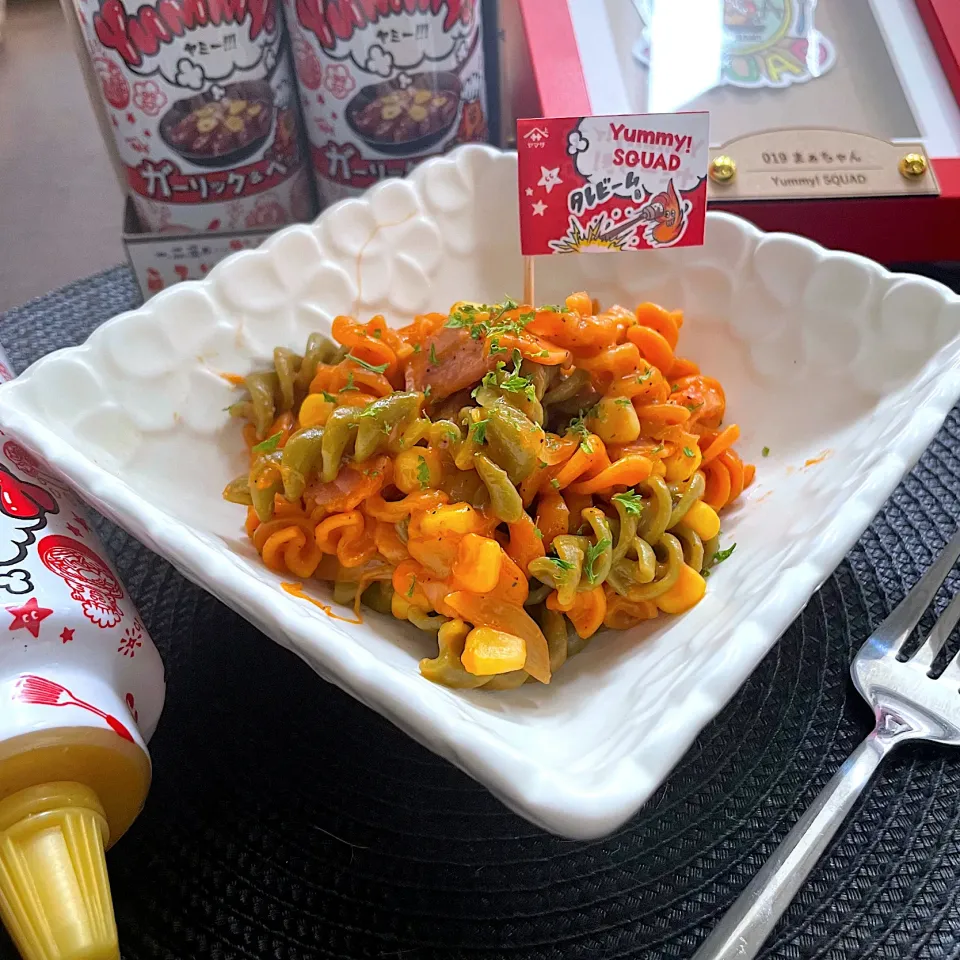 Snapdishの料理写真:Yummy！でチーズパスタ💕|まぁちゃんさん