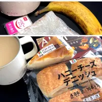 Snapdishの料理写真:6:11 9:57 朝ごはん？2回|へれ子さん