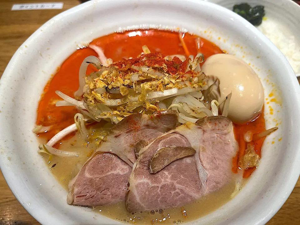 Snapdishの料理写真:辛味噌ラーメン|須佐浩幸さん