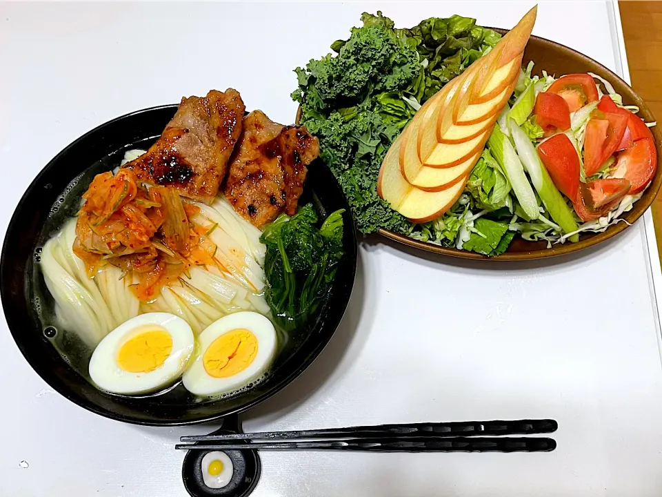 あっさり鶏湯麺風うどん|マニラ男さん