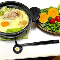 Snapdishの料理写真:リブロースシチューうどん|マニラ男さん