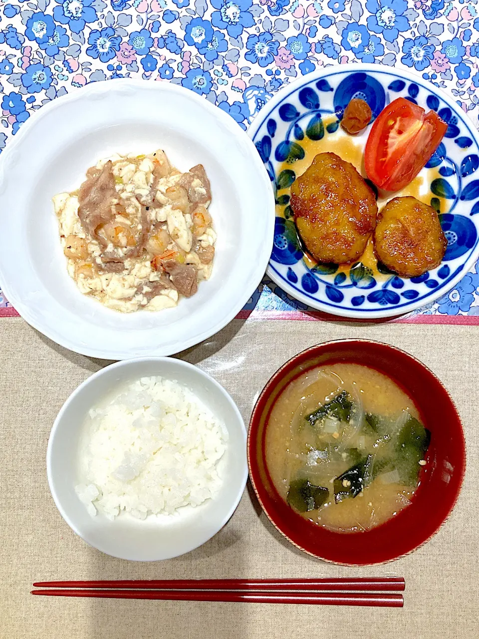 海老豚豆腐とじゃが餅|おしゃべり献立さん