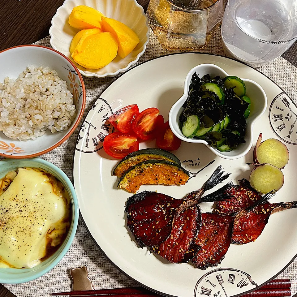 11/7晩ご飯：鯵のみりん干し|ななみんさん