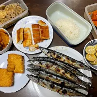 Snapdishの料理写真:夕食🐟|ちゃっぴ〜さん