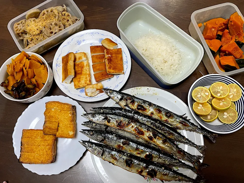 Snapdishの料理写真:夕食🐟|ちゃっぴ〜さん