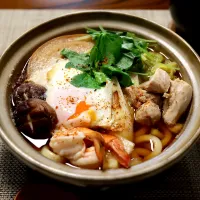 Snapdishの料理写真:鍋焼きうどん