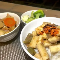 オクラと長芋梅肉和え|ご飯がススムくんさん