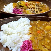 Snapdishの料理写真:夫料理☆風邪からの〜復活カレー🍛‼️|kaoriさん