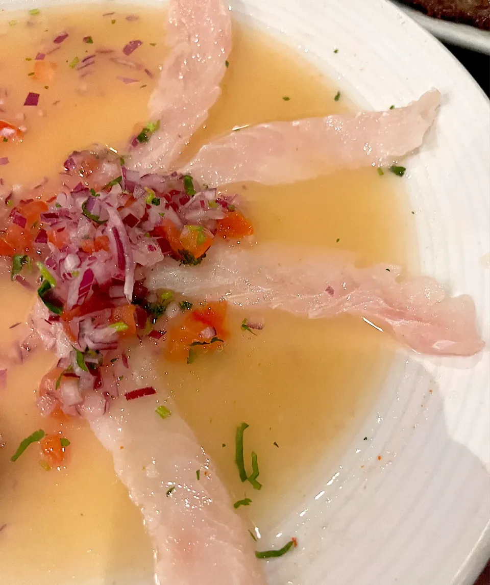 Snapdishの料理写真:Peruvian Halibut Ceviche 🐠|🌺IAnneさん