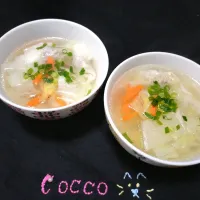 Snapdishの料理写真:ワンタンスープ✨|cocco+さん