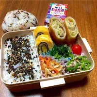 Snapdishの料理写真:11月8日お弁当＆朝練おにぎり|Meimamaさん