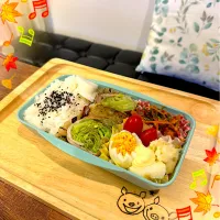 Snapdishの料理写真:息子のお弁当Ψ( 'ω'* )|ゆき茶❁⃘*.ﾟさん