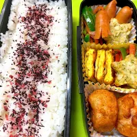 Snapdishの料理写真:息子のお弁当🌈11/8(金)|KCoさん