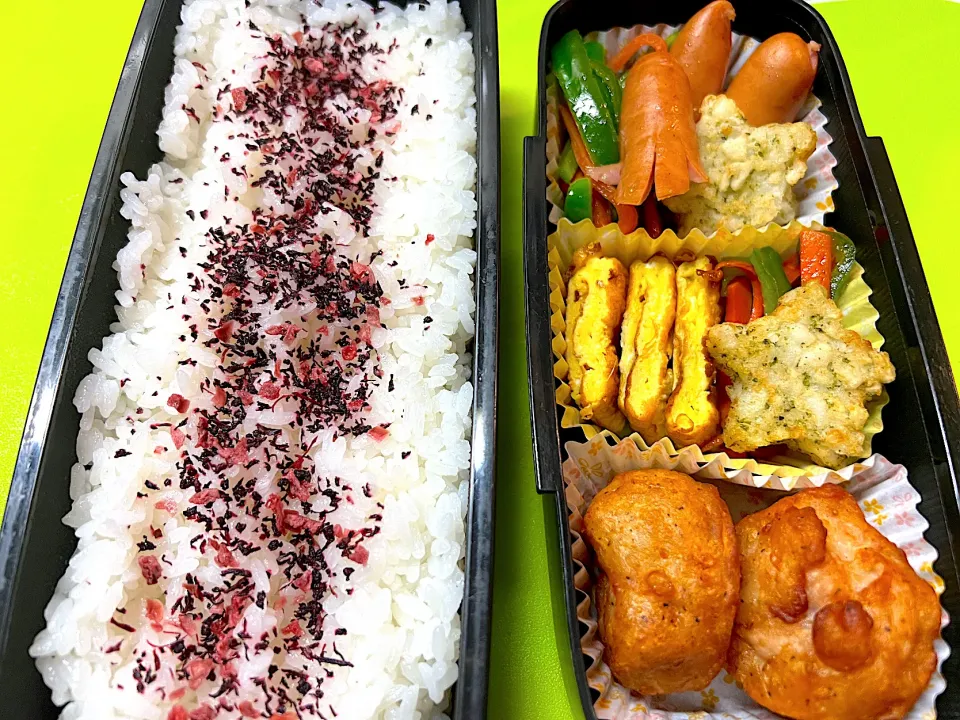 Snapdishの料理写真:息子のお弁当🌈11/8(金)|KCoさん