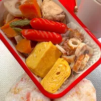 Snapdishの料理写真:筑前煮弁当|ぽんさん