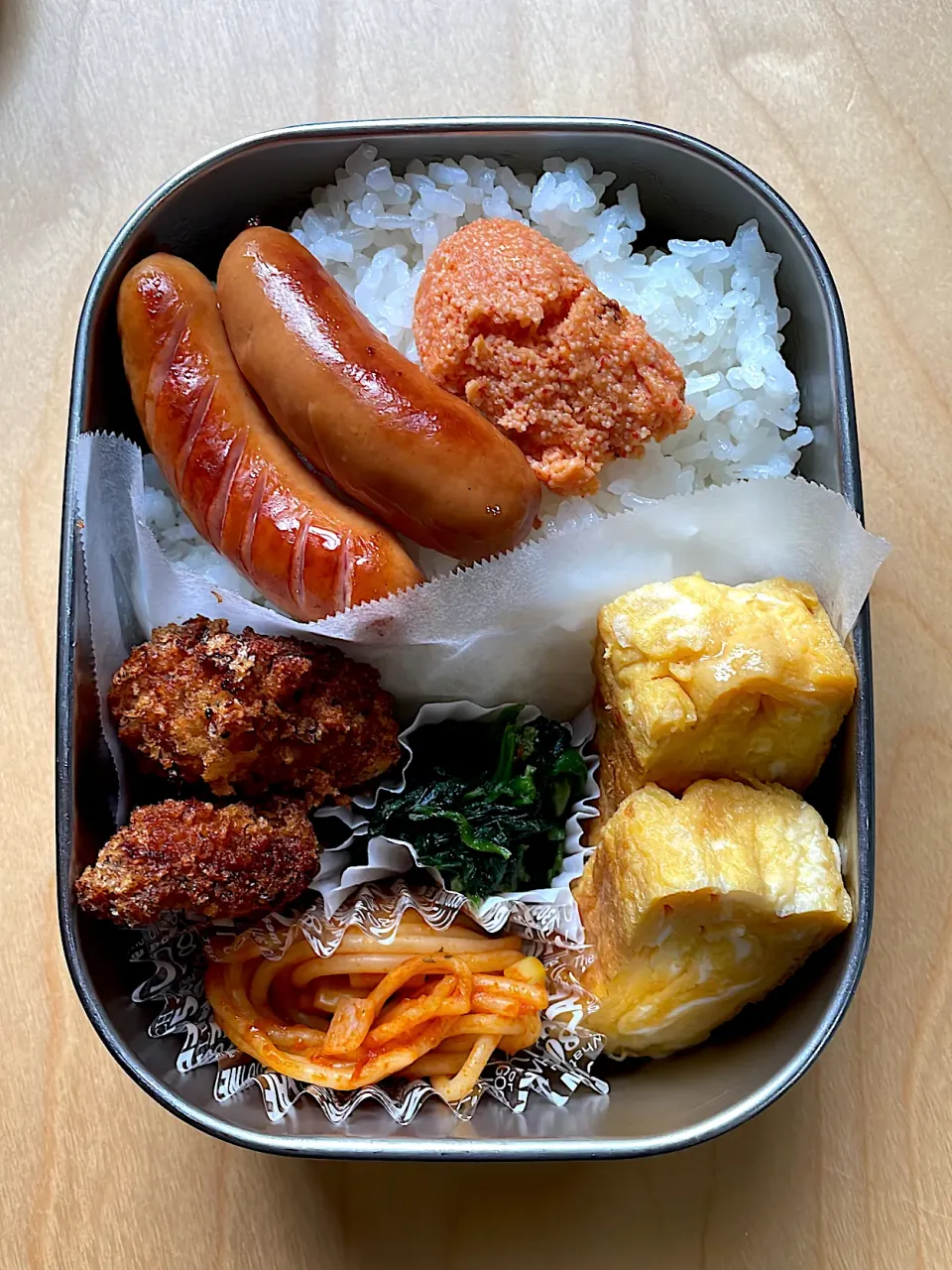 今日の高校生男子弁当🍱|はぴたさん