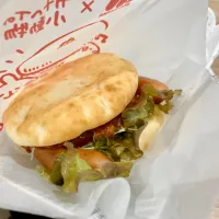 Snapdishの料理写真:フォカッチャサンド🍔🌭| あめふくらさん